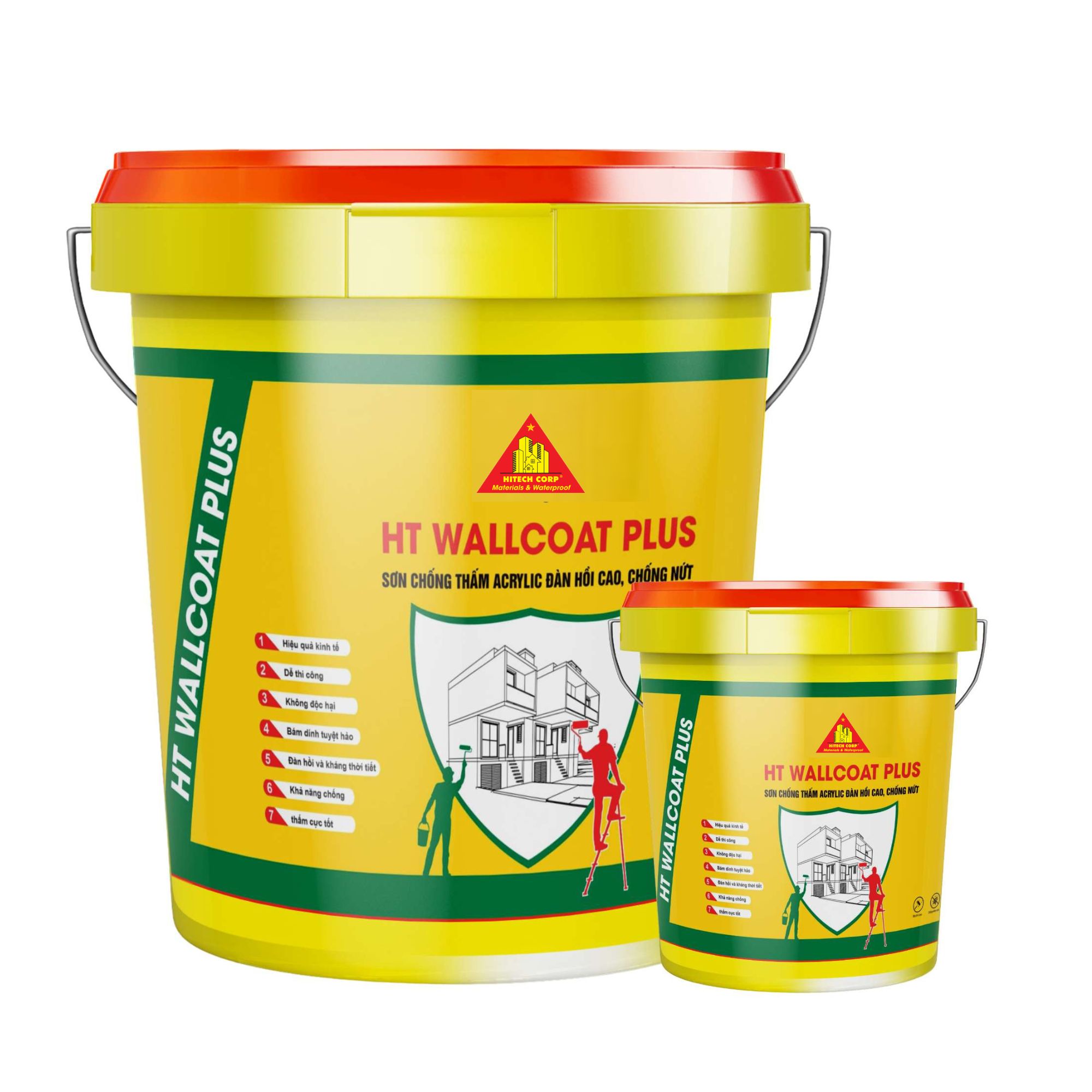 HT WALLCOAT PLUS | Sơn Chống Thấm Gốc Acrylic Cho Tường Đứng